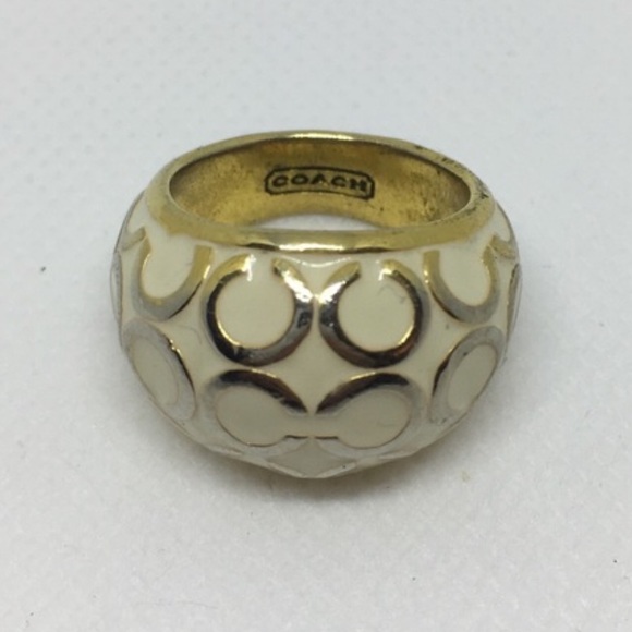 Coach Signature C Dome Ring - Picture 2 of 2